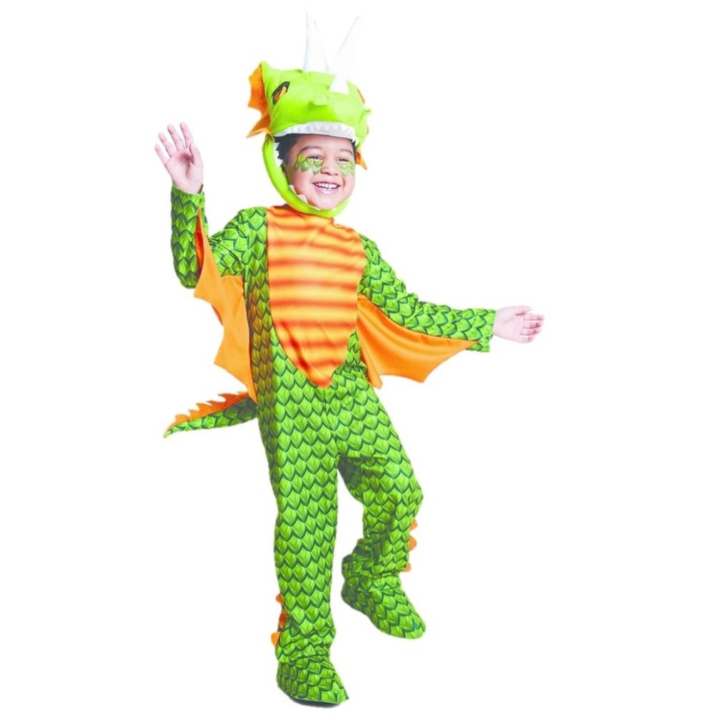 Baby Infant Boys Green Dragon Halloween Costume Size 18/24 Months  NWT
